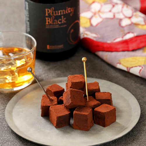 【Plumity Black】塩オリーブオイル香る 生チョコレート